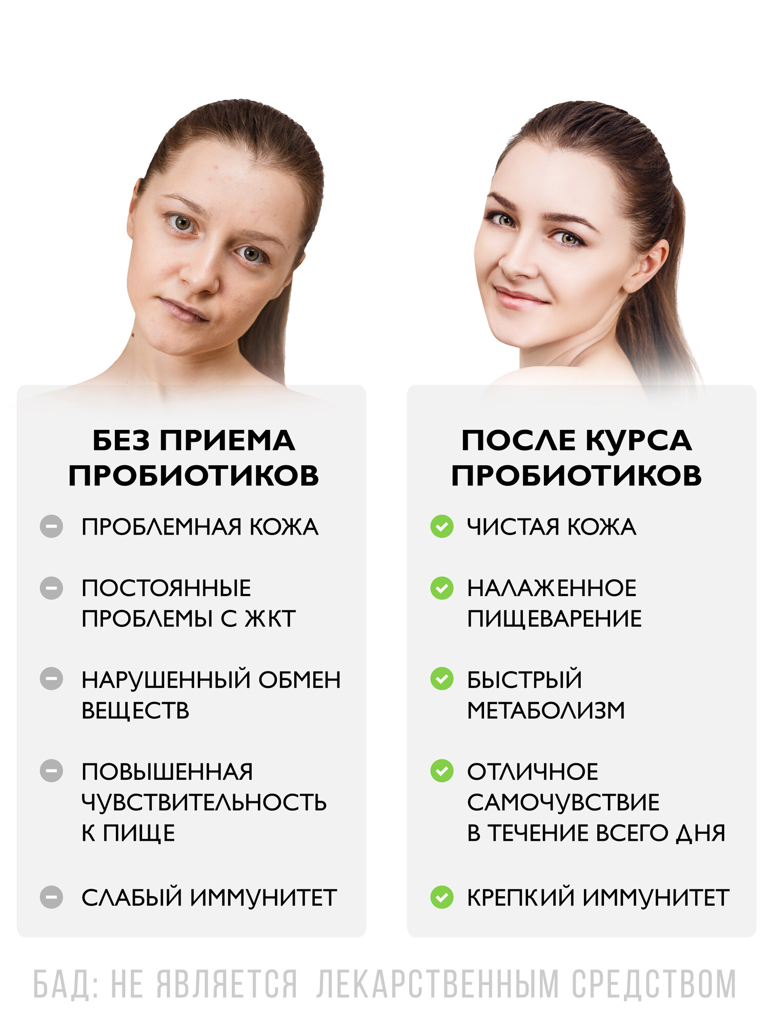 Бад От Вредных Привычек Пробиотики для кишечника БАД Dr. Zubareva витамины для мужчин и женщин