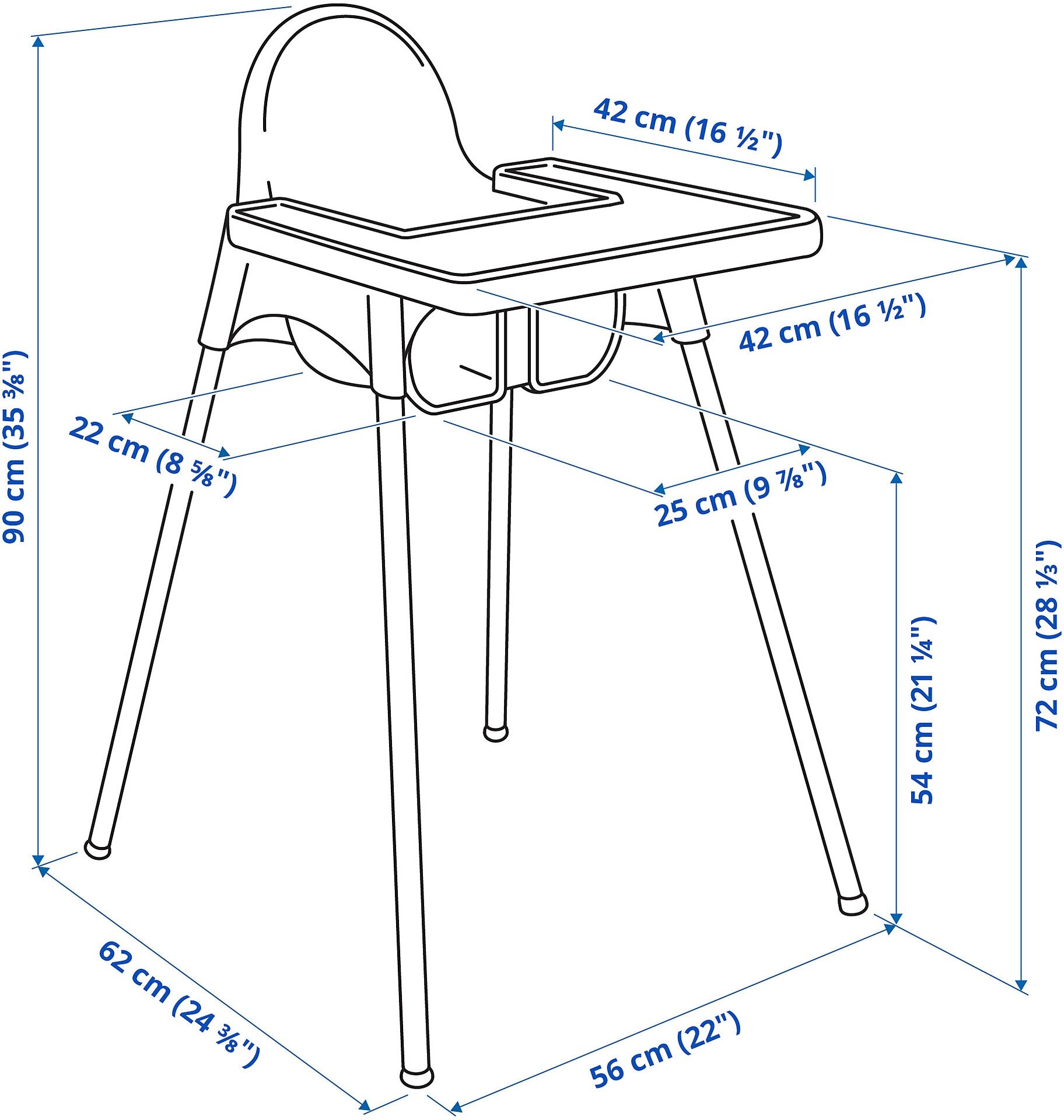 Столы И Стулья Для Детей Xiaomi Стульчик для кормления со столешницей икеа антилоп ANTILOP 99219368