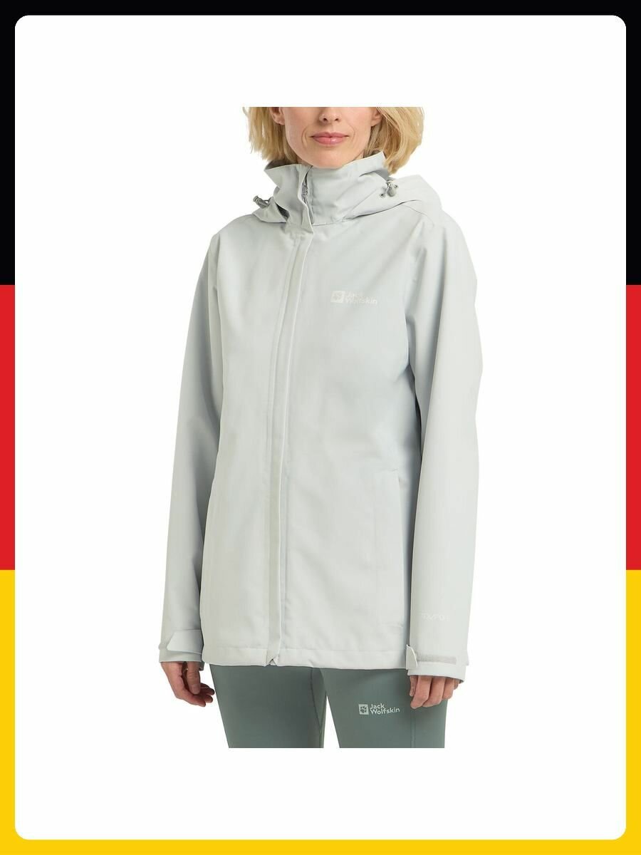 Куртка спортивная Jack Wolfskin Базовая коллекция, размер L, серый