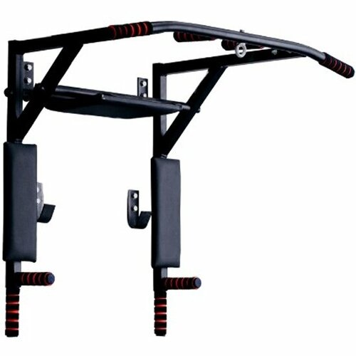 Турник Блин-да-гриф 3в1 черный