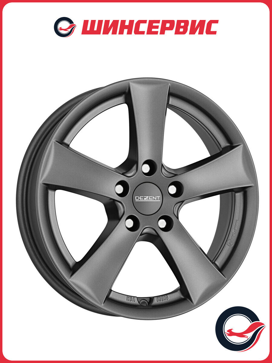 Литой диск Dezent TX graphite R17x7.0J 5x112 ET45 ЦО57.1