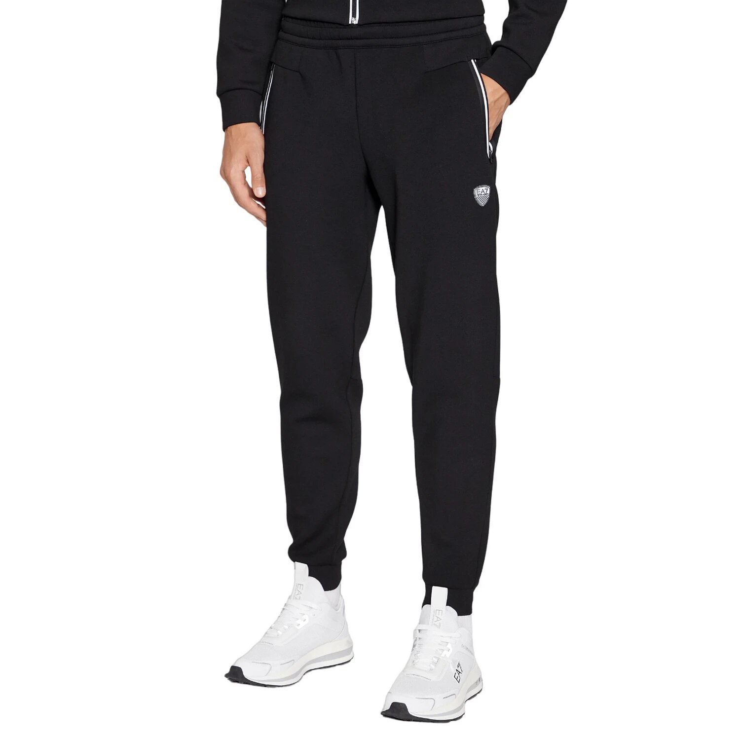 Брюки EA7 EMPORIO ARMANI, размер XL, черный