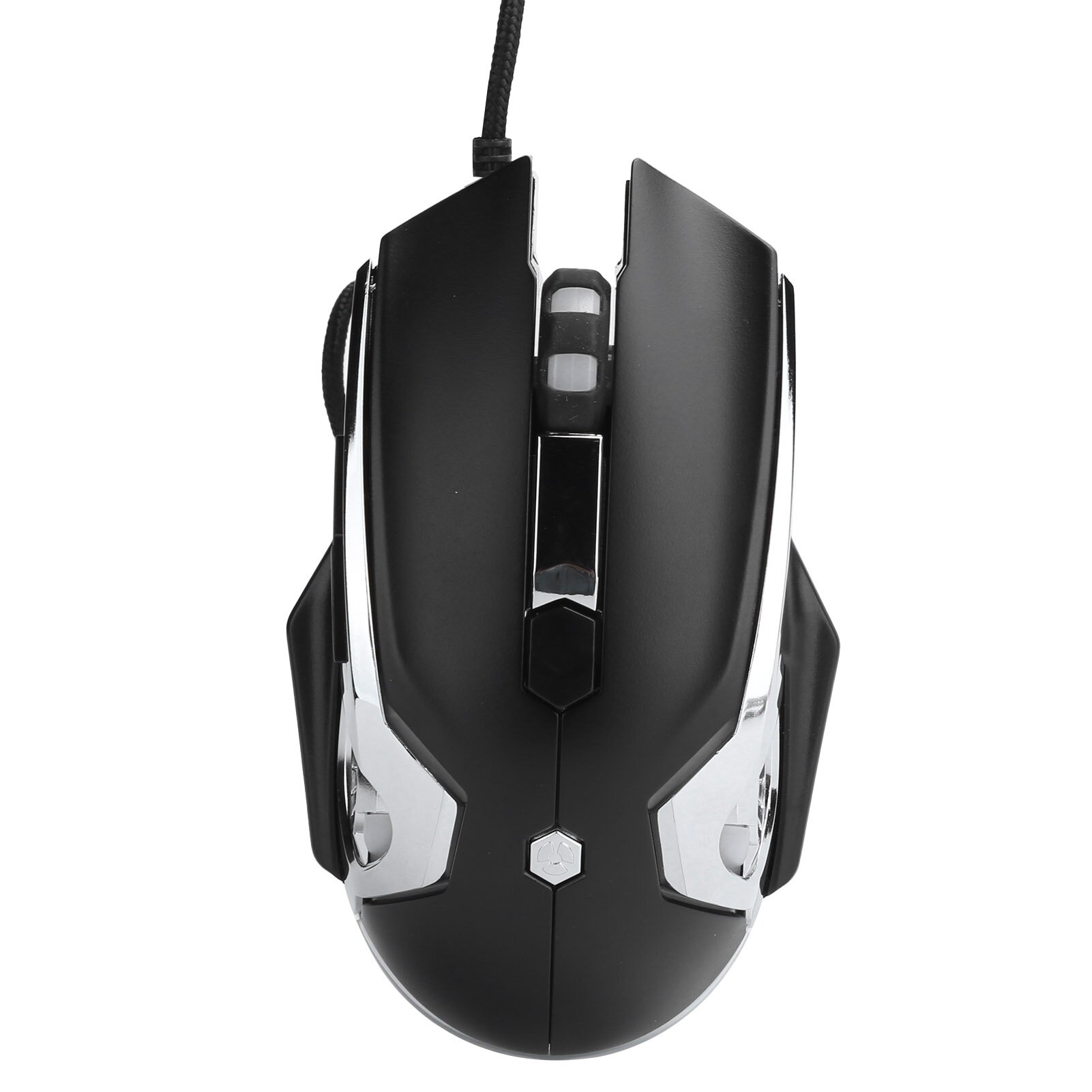 Ajazz Wired Mouse 6 -кнопка 4 -скоростной DPI Регулируемая подключение к компьютеру внешнее устройство ввода (черное)