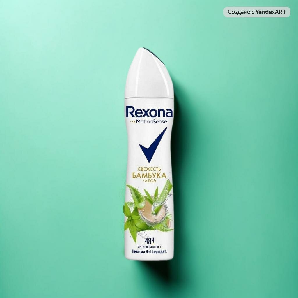 Антиперспирант Rexona "Свежесть бамбука и Алоэ", аэрозоль, защита на 48 ч, 150мл