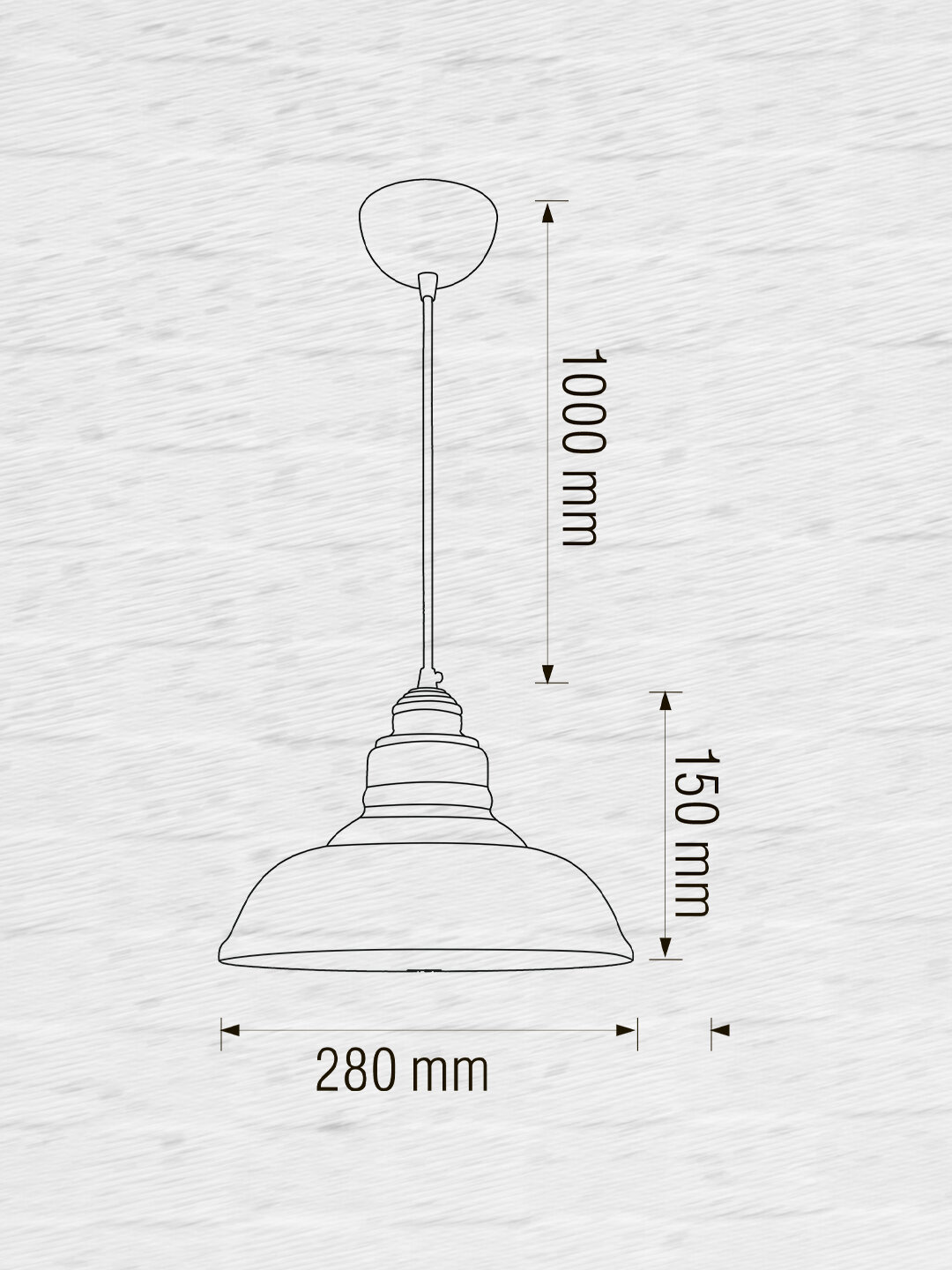 Классическая подвесная люстра с регулируемой высотой — фото 1