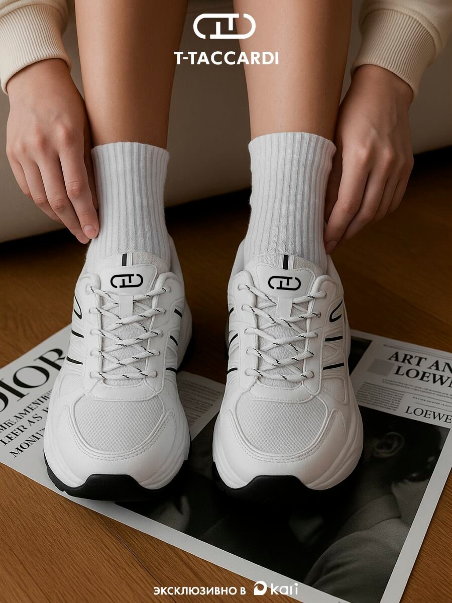 Кроссовки T.Taccardi полнота 7 (RU)/ на среднюю и широкую стопу размер 36 белый