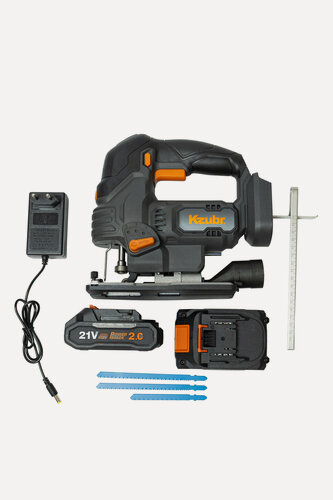 Изображение товара Лобзик аккумуляторный Kzubr KLEJS-21V-85 21 В, 2 аккумулятора 21В/2 Ач