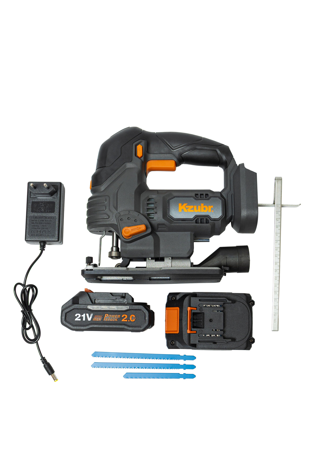 Лобзик аккумуляторный Kzubr KLEJS-21V-85 21 В 2 аккумулятора 21В/2 Ач