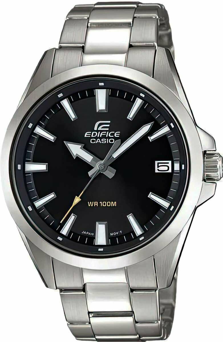 Наручные часы CASIO Edifice, черный/серебристый