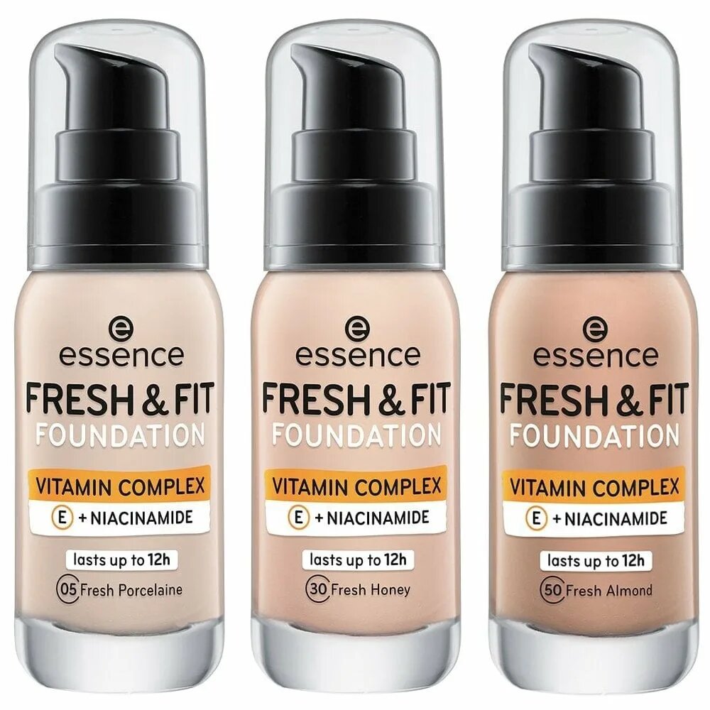 Essence Fresh&Fit тональный крем с витамином Е и ниацинамидом 05