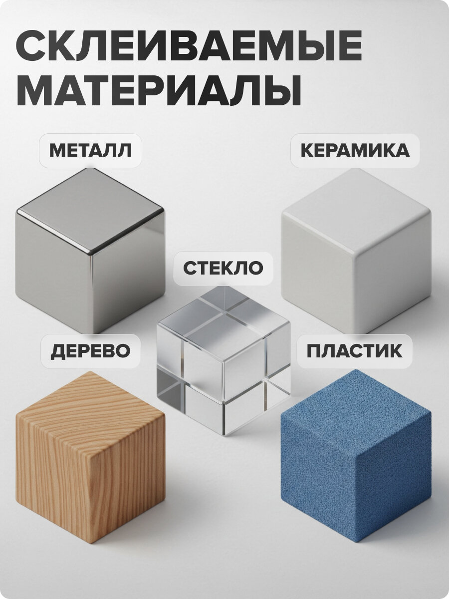 Герметик силиконовый для ванной белый, герметик санитарный для кухни 260 мл EKOTOOLS — фото 1