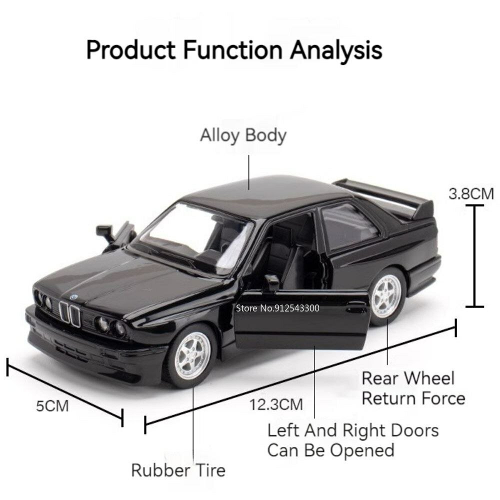 Модель коллекционная MINICHAMPS Bmw E30 M3 1987 white / бмв Е30 м-пакет белый