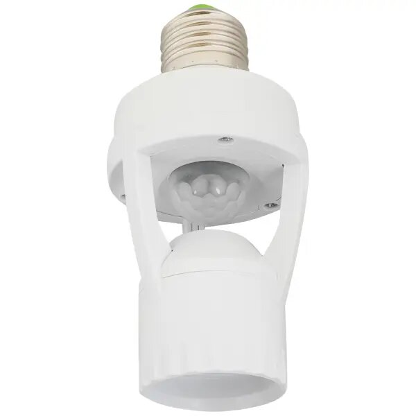 Датчик движения патрон Е27 60 Вт цвет белый IP20