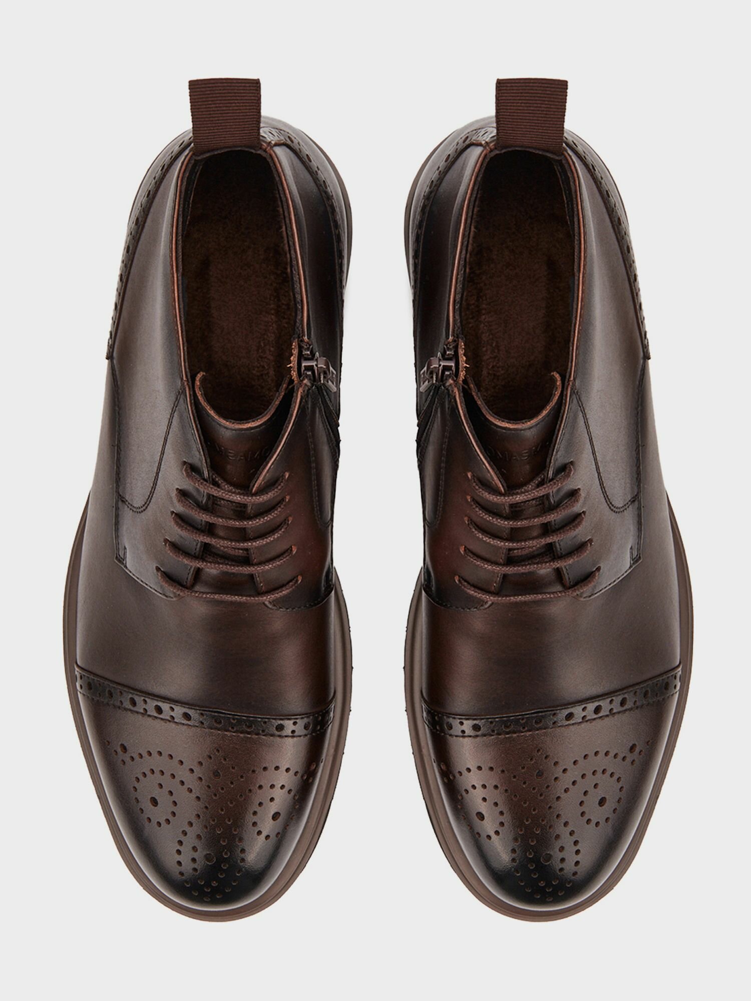 Ботинки дерби Thomas Munz, размер 45, коричневый