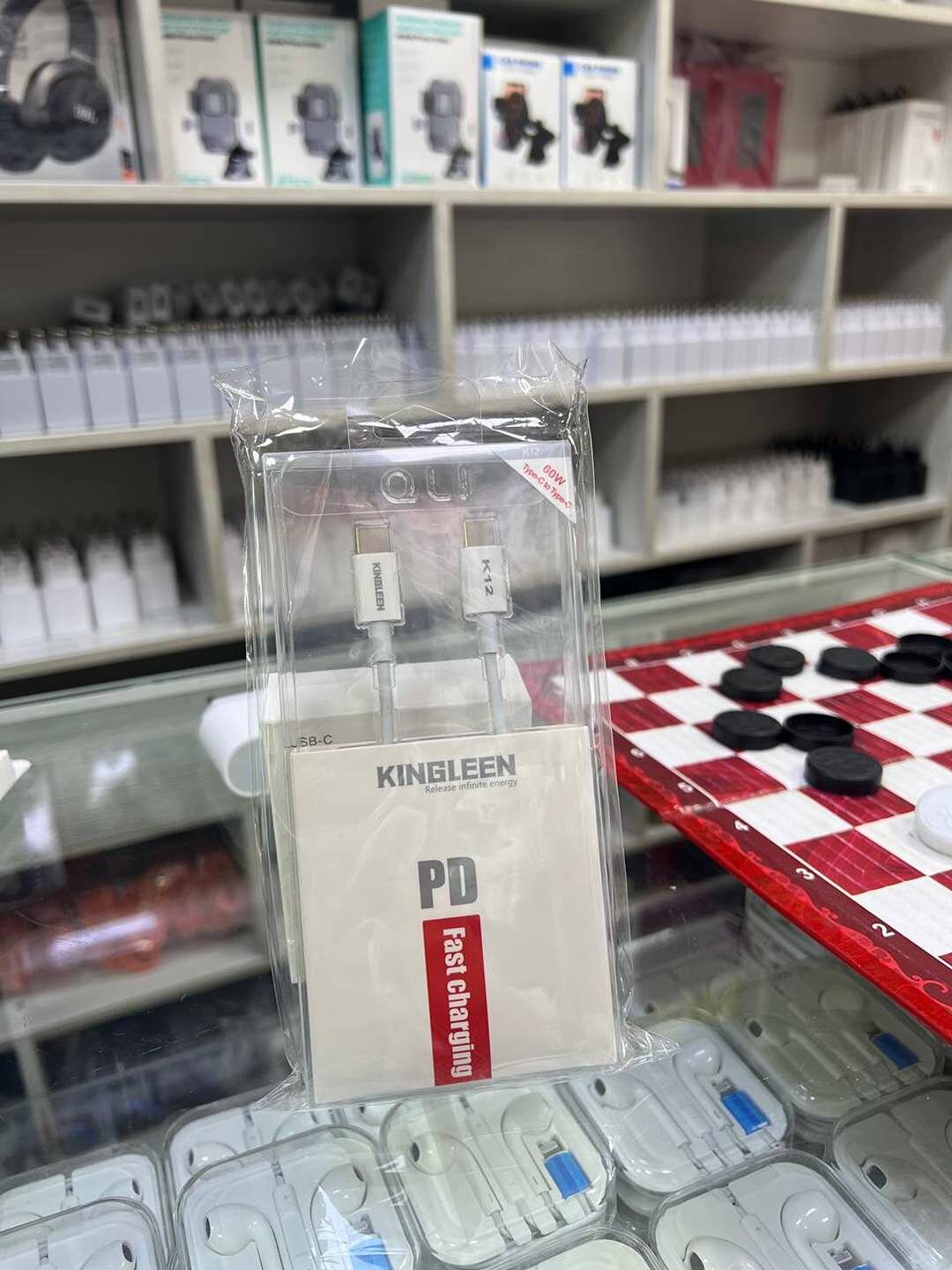 Кабель KINGLEEN K12 PD 27W, кабель USB KINGLEEN K-12 iPhone 5/iPad 4/iPad mini.