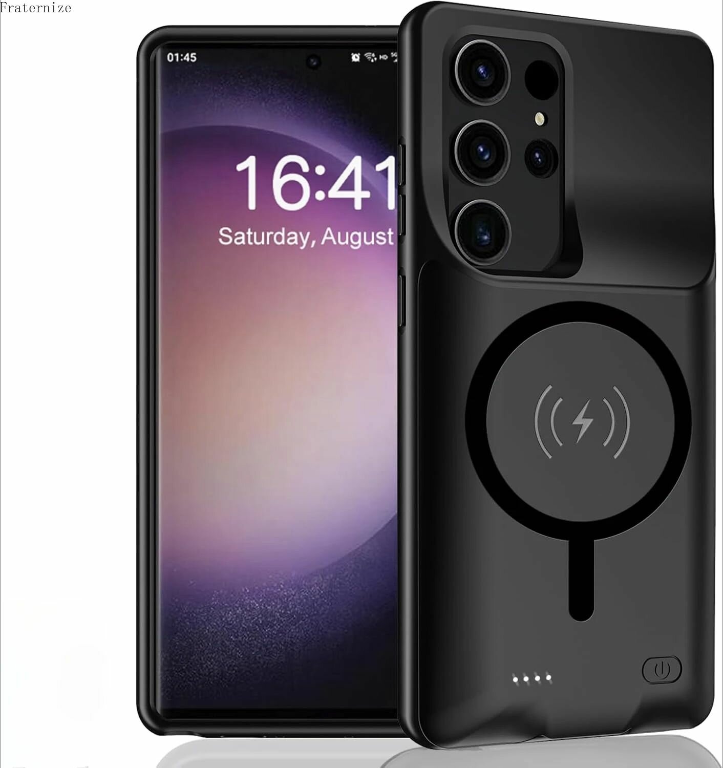 Магнитная беспроводная Чехол аккумулятор для Samsung Galaxy S22 Ultra/S23 Ultra Fraternize плюс 10000мАч Внешний Powerbank