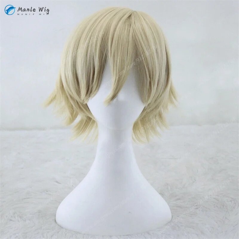 Светло-русый короткий парик для косплея, Wig Only