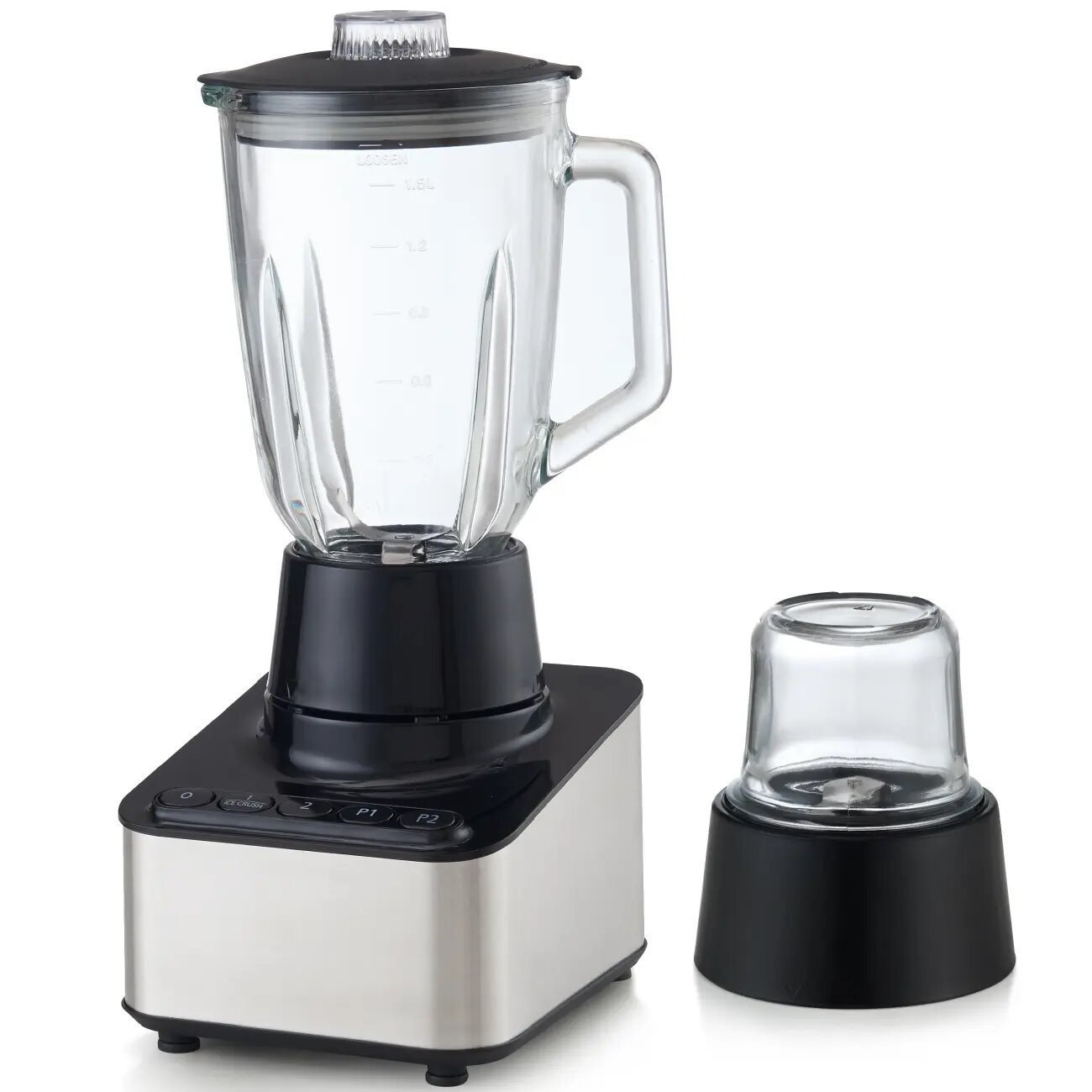 Блендер LAMO LM-B801 с измельчителем, мощный мотор, удобная система, 800Вт