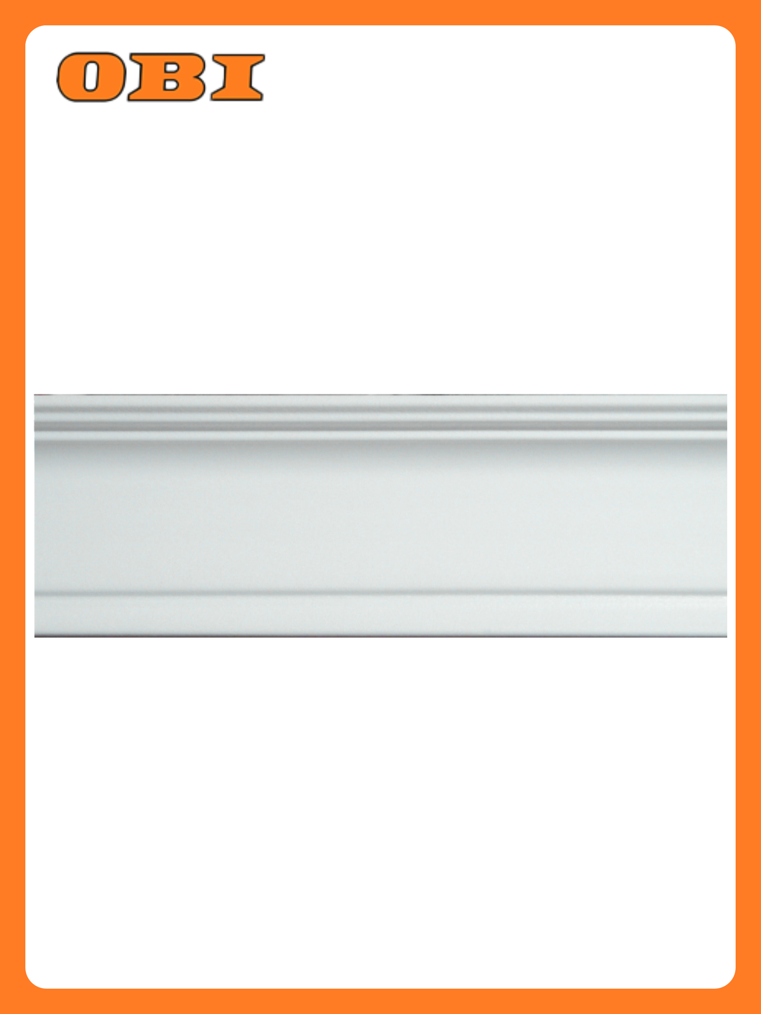 Плинтус SOLID С34/67 полистирол белый 200 см x 67 см x 4 см