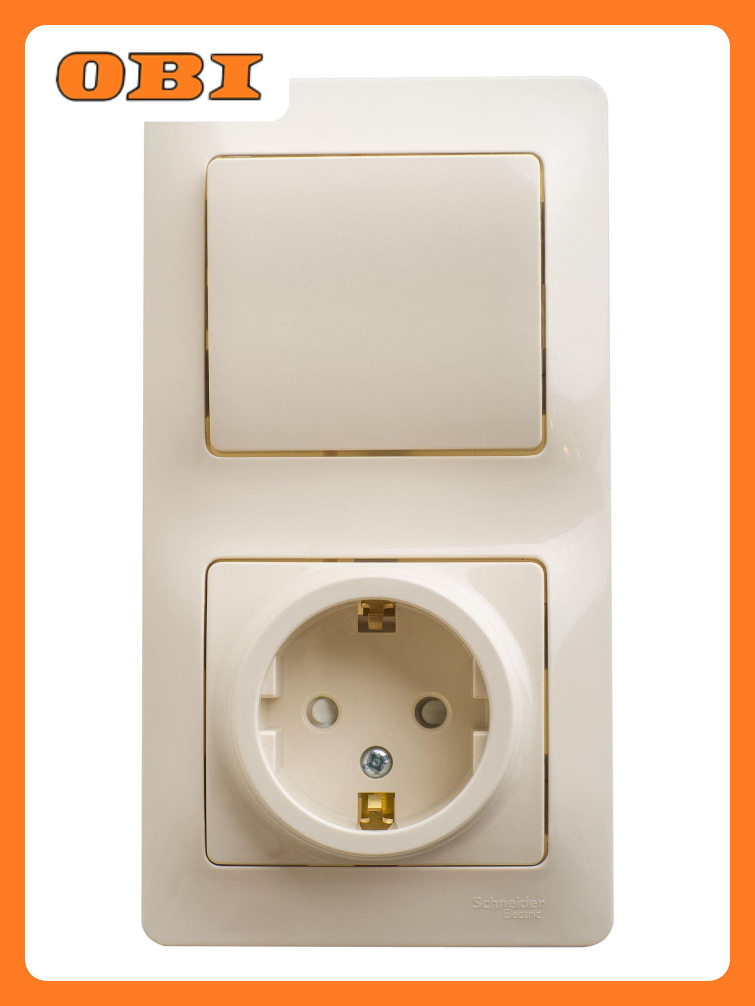 Блок Schneider Electric Glossa 2 поста IP20 заземляющий контакт