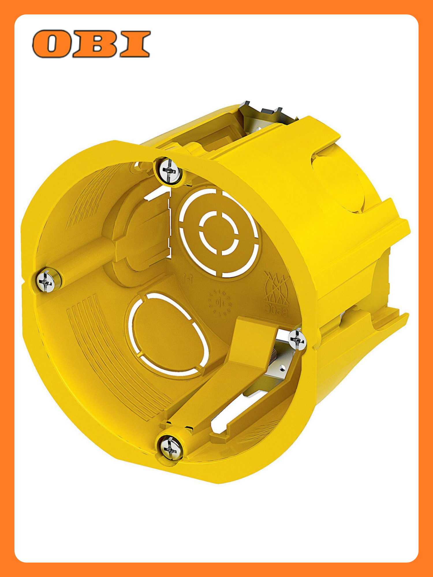 Подрозетник Schneider Electric Multifix Plus 5 вводов 65х45 мм