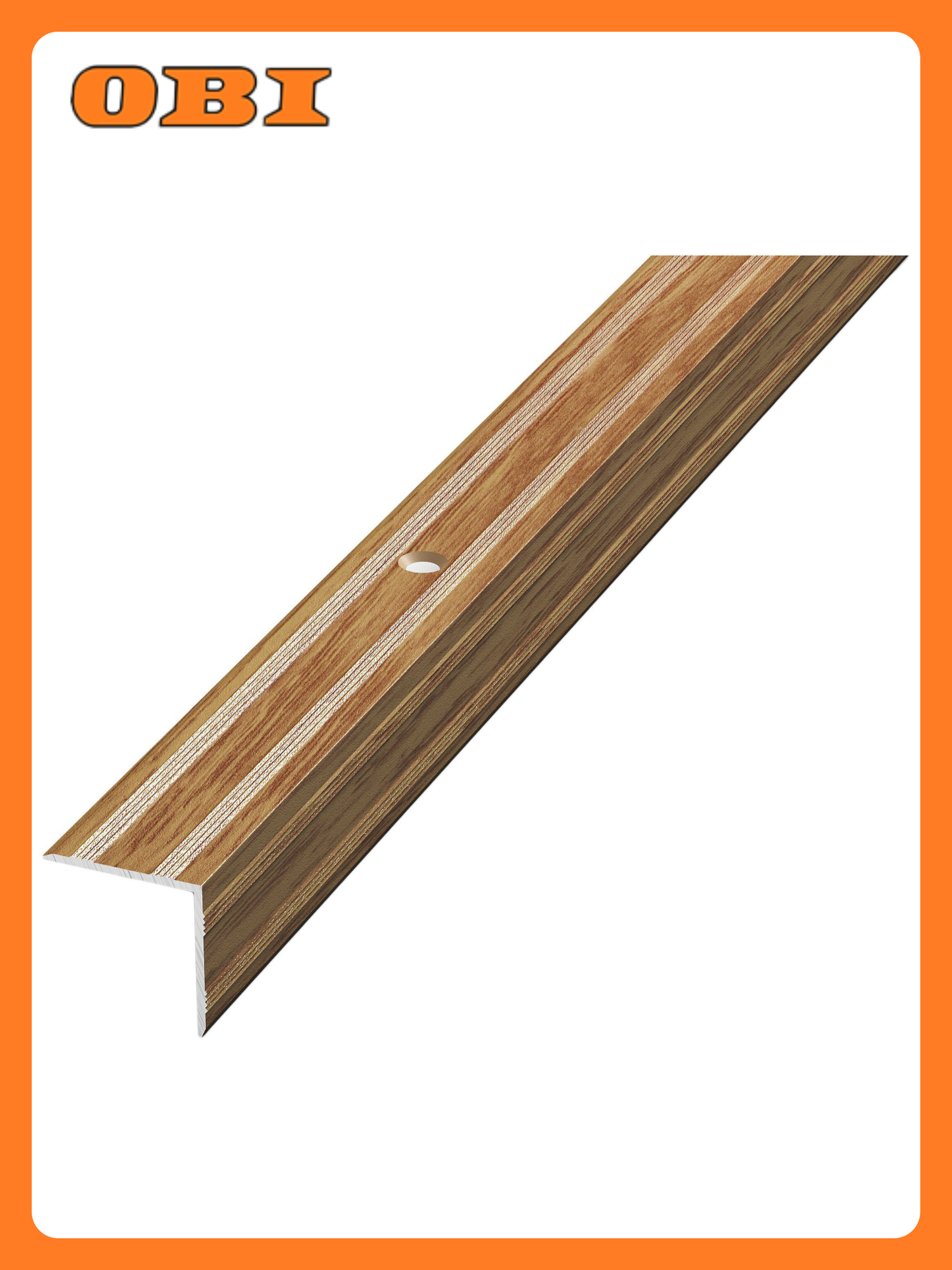 Уголок лука ПУ 05 900.084 Дуб универсал алюминий 900х20 мм