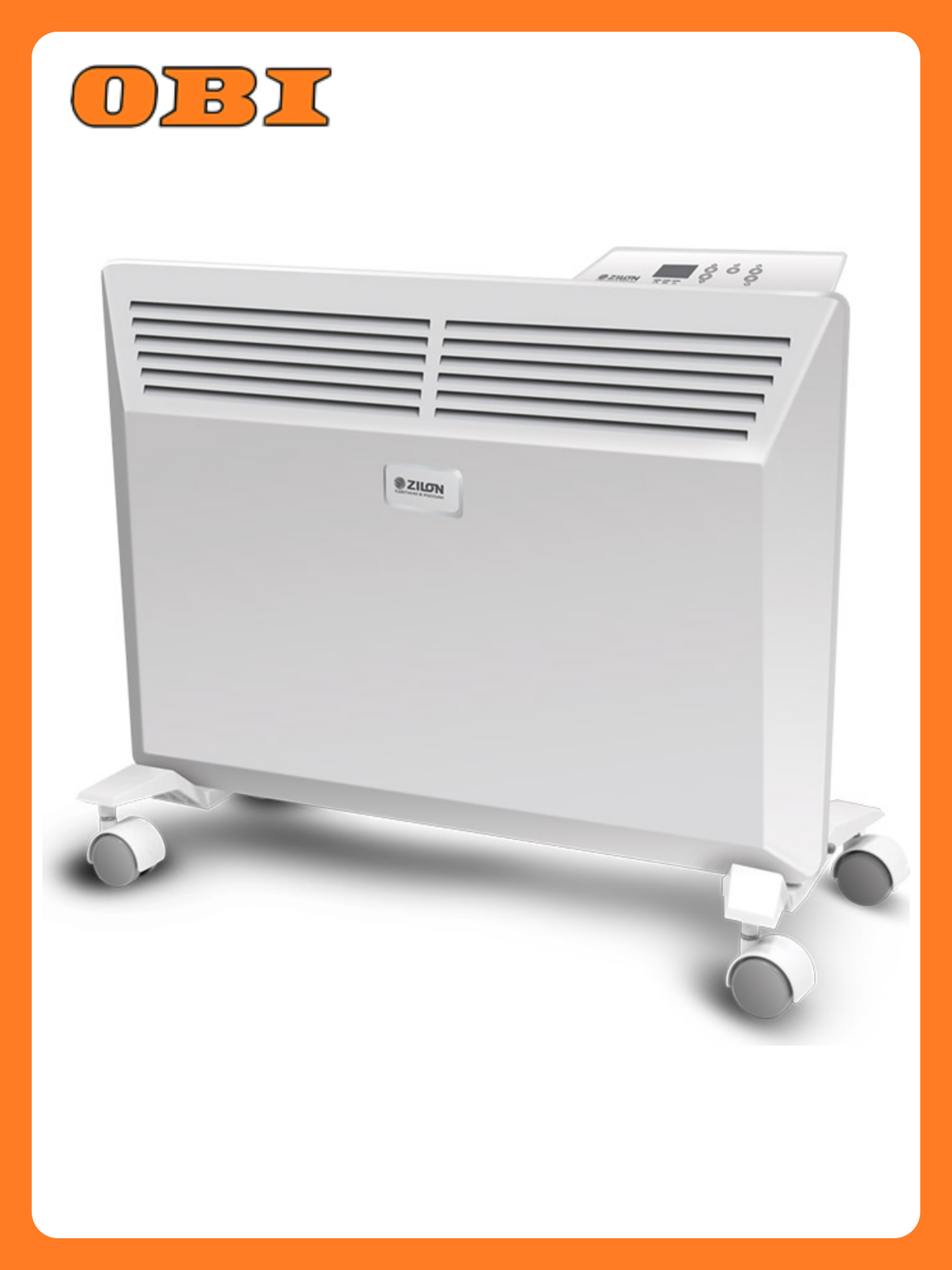 Электрический конвектор ZHC-1000 E3.0 Zilon Комфорт E3.0 белый 46x40