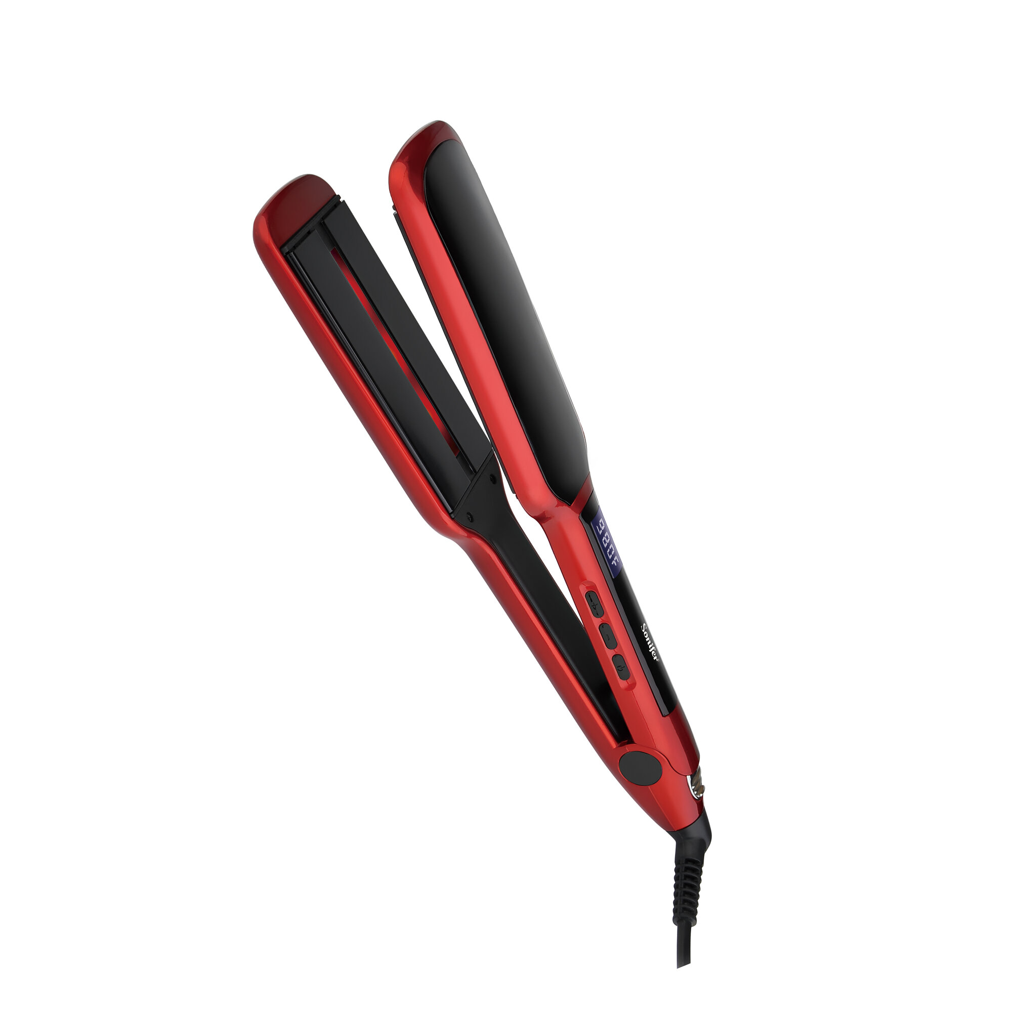 Утюжок-выпрямитель Sonifer 9614, профессиональный стайлер для волос, 2 в 1