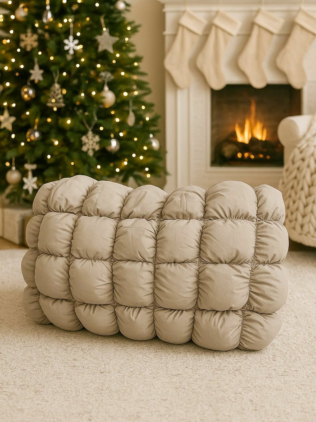 Подушка 50x70 см тесто микрогель ананас