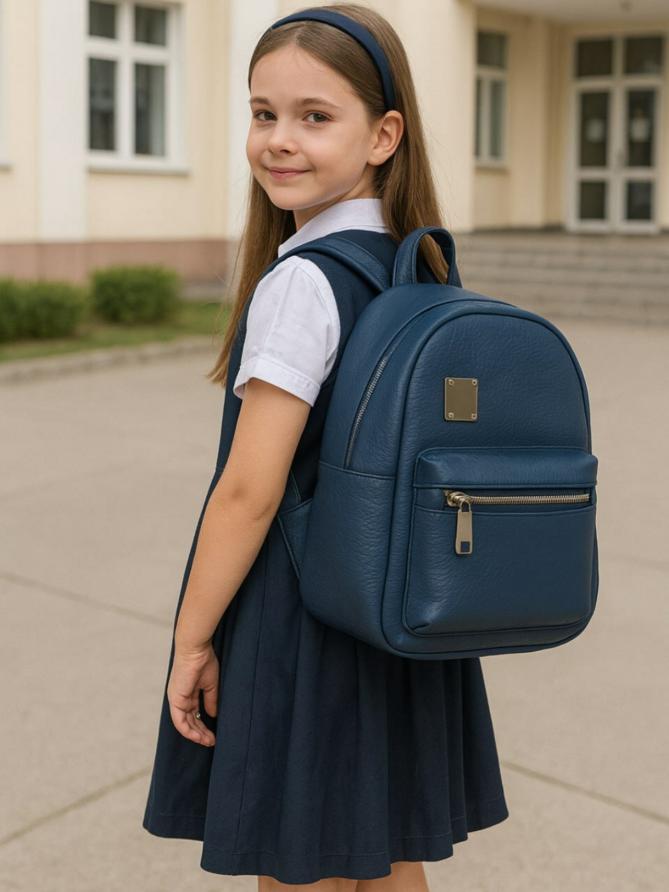 Сумка, для девочек, школьная, вместительная, компактная, из высококачественных материалов