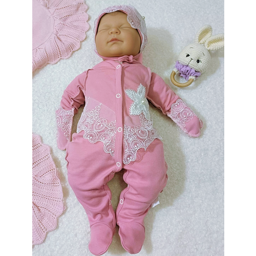 фото Комплект одежды jolly baby осень-зима 2023, размер 56-62, пудра