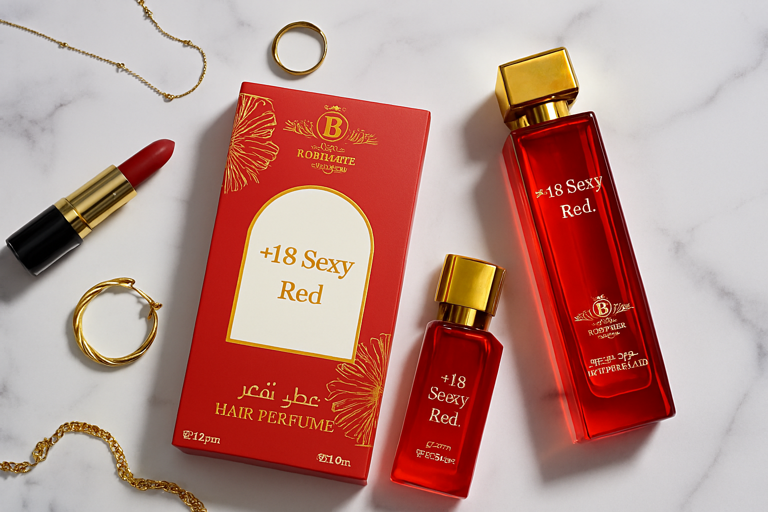 Парфюм Boutique +18 Sexy Red, для волос, унисекс, восточный фруктовый, 100мл