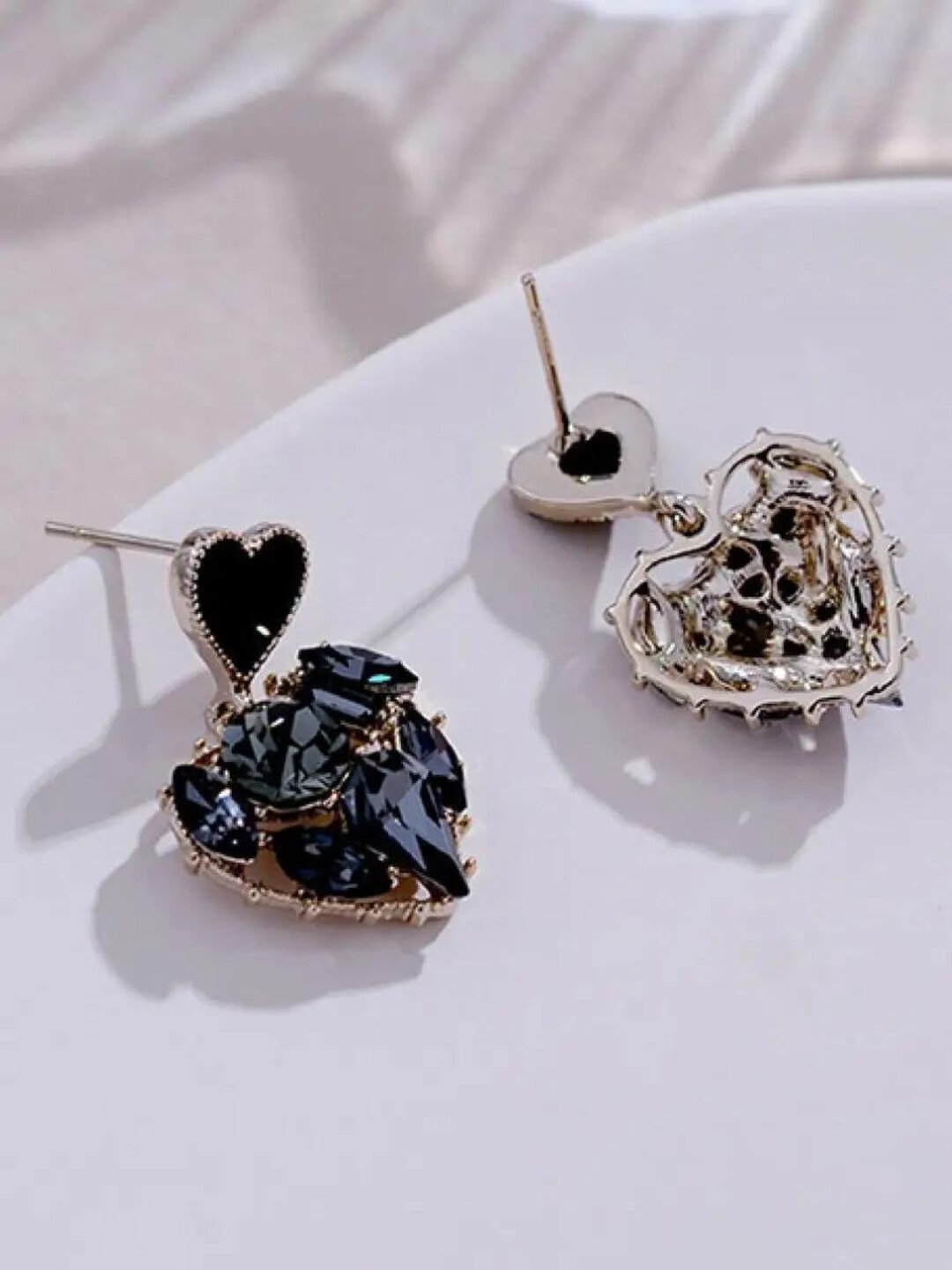 Серьги, фиолетовый — фото 1