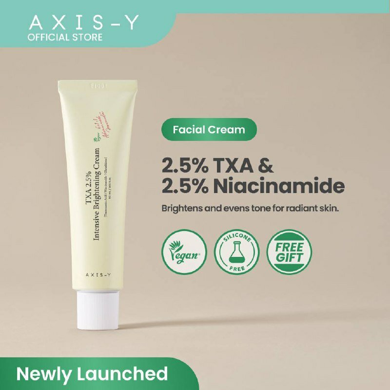 Интенсивный осветляющий крем для лица AXIS-Y с 2.5% TXA и 2.5% ниацинамидом, 50 мл