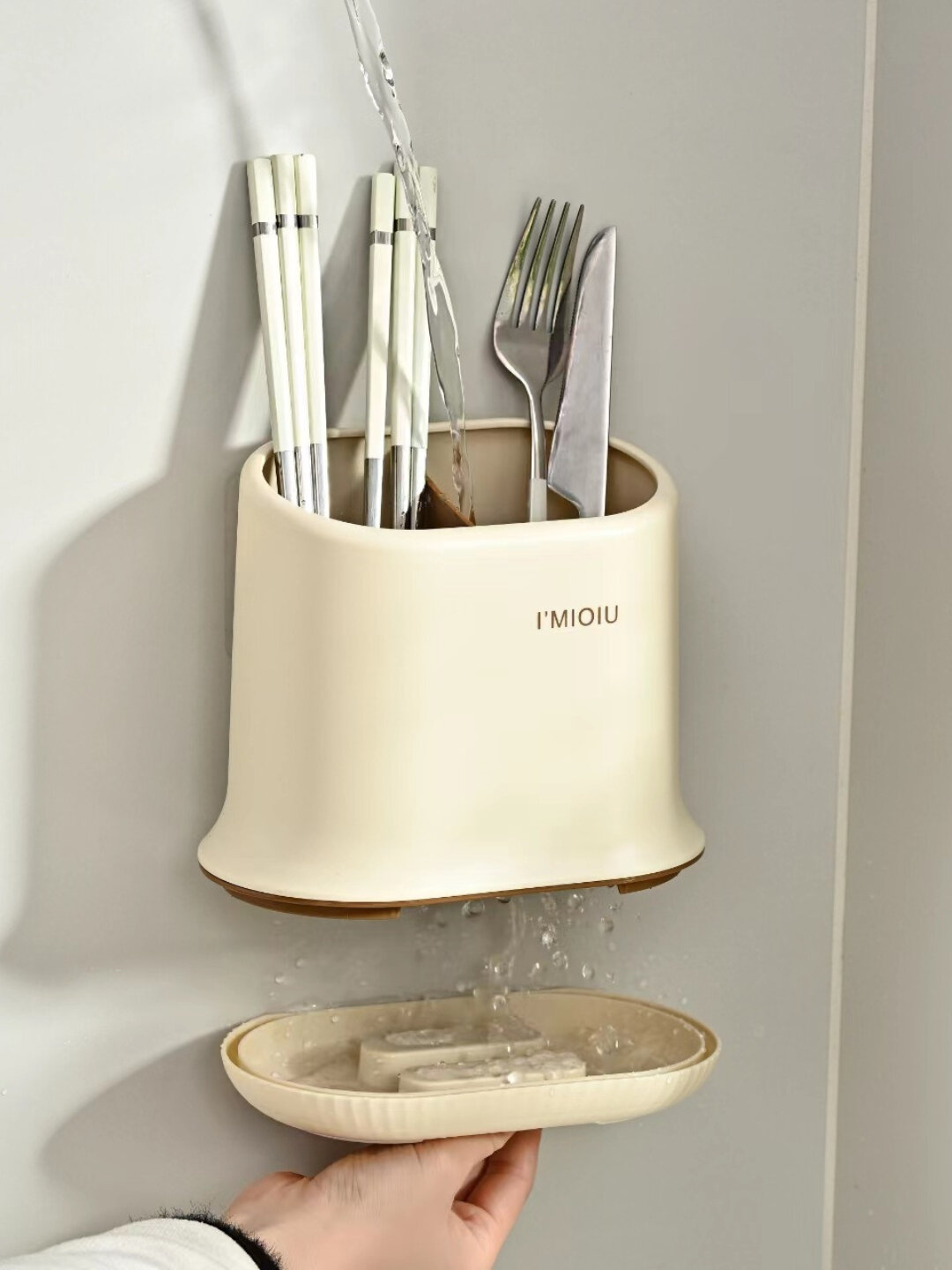 Держатель для кухонной утвари — подставка для ножей и приборов, молочный