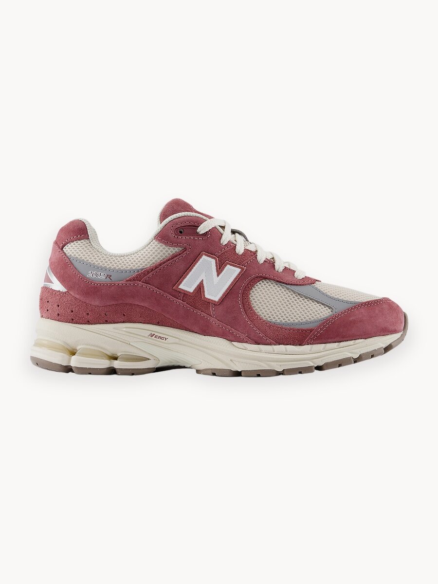 Кроссовки New Balance 2002R, размер 8,5 US, бордовый/серый