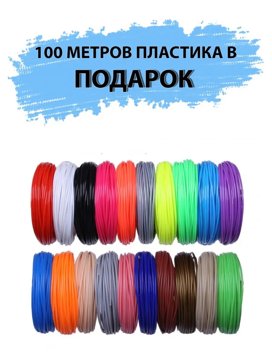 3D ручка с пластиком — фото 1