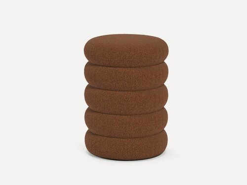 Изображение товара Пуф Marsello Bravo Terra (50х34), букле, цвет терракотовый