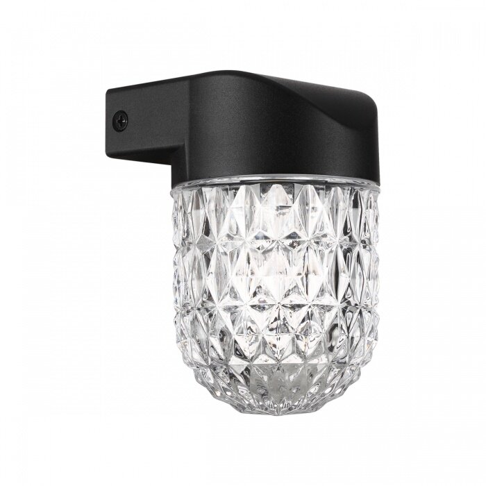 Светильник ландшафтный настенный STREET ESTIMA LED 7W 4000K IP65 129Х80Х96 см черный