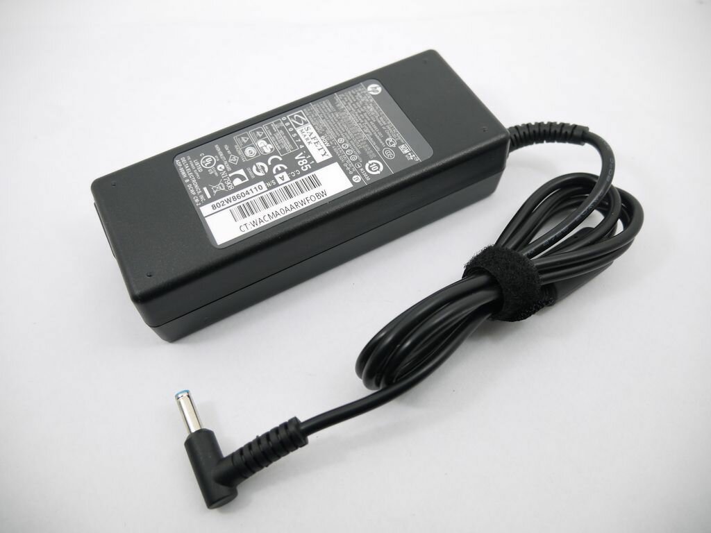 Блок питания для ноутбука HP Compaq (4,5 мм, 3,0 мм, 19.5 V, 4.62 А), тонкий, с иглой