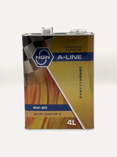 Изображение товара Масло моторное NGN 5w-20 SP Gf-6A, синтетическое, 4 литра, для авто