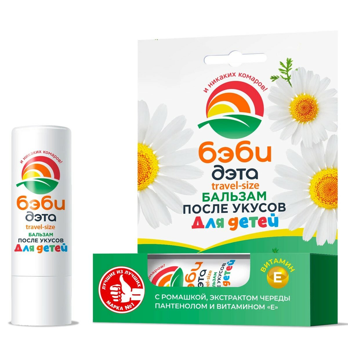 Бальзам после укусов насекомых Бэби Дэта Travel-size для детей карандаш 42 г