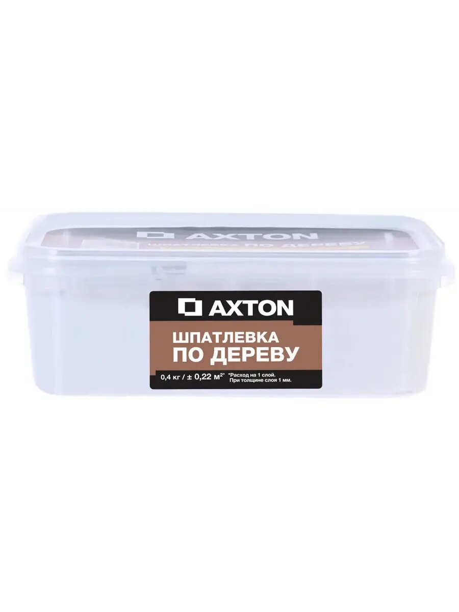 Шпатлёвка Axton для дерева 0.4 кг цвет белый