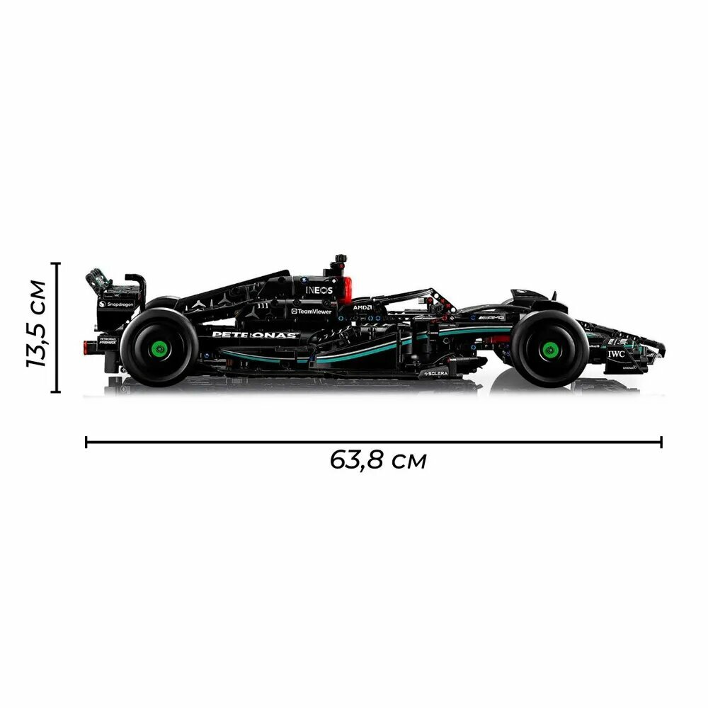 Конструктор 33606 "Mercedes-AMG F1 W14 E Performance" 1642 детали (Болид/Формула1/Подарок для мальчиков)