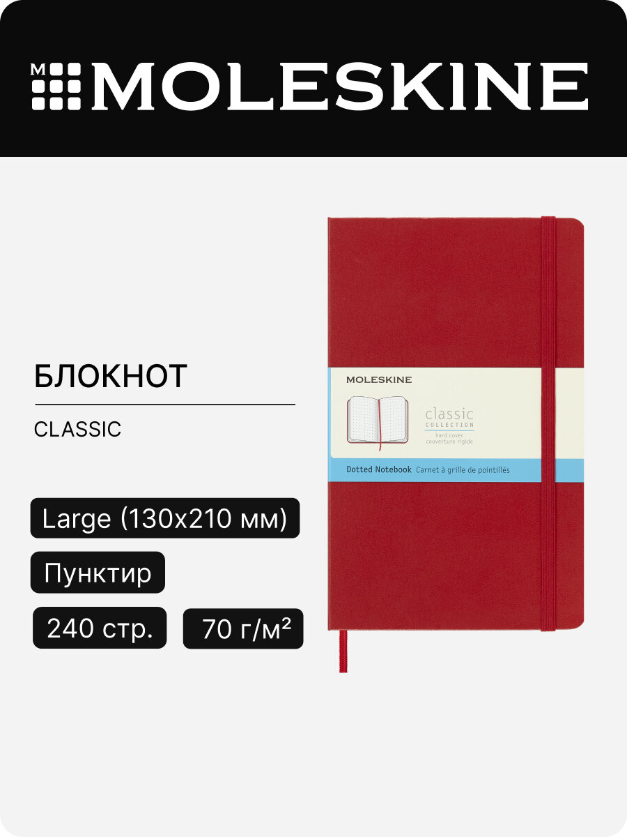 Блокнот Moleskine Classic Large (qp066f2)