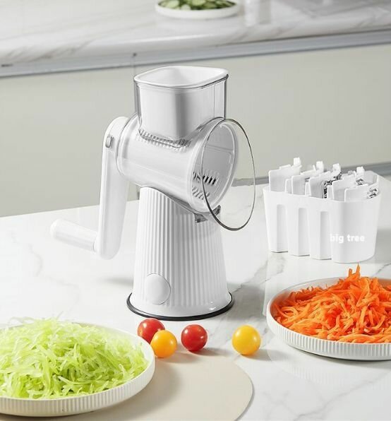 Многофункциональная овощерезка Xiaomi Mijia с 5 лезвиями для нарезки, шинковки и измельчения продуктов удобная и безопасная