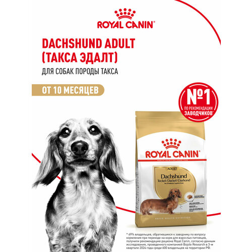Сухой корм для собак Royal Canin Adult для породы такса, 1,5 кг
