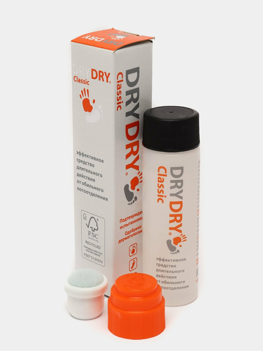 Дезодорант-антиперспирант Dry Dry Classic, против пота и запаха