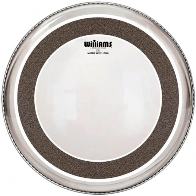 W1FF5-10MIL-18 Muffle Series Пластик для бас-барабана 18", прозрачный, Williams