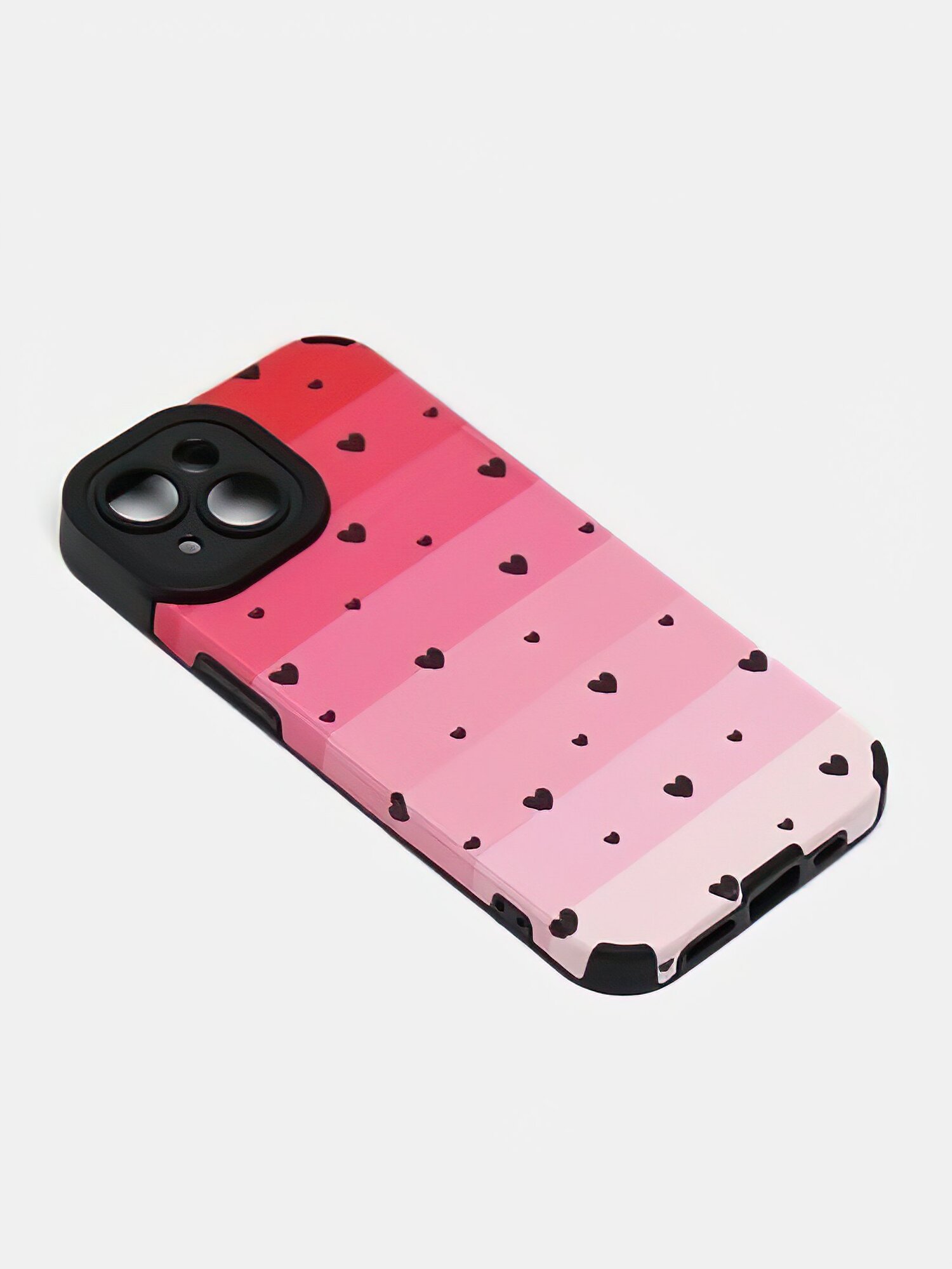 Силиконовый чехол с 3D сердечками для iPhone 14 Pro Max, мягкий и стильный